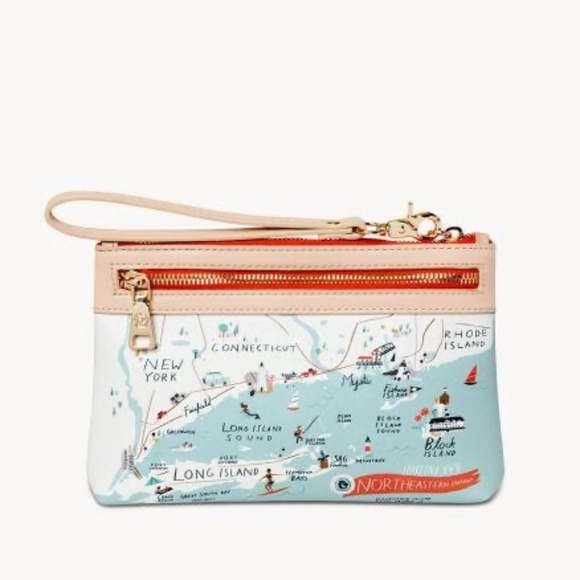SPARTINA 449 Northeastern Harbors Scout Wristlet - NWT! - Picture 1 of 5